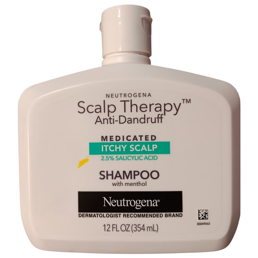 Neutrogena Scalp Therapy Anti-Dandruff Itchy Scalp Shampoo NEW Menthol